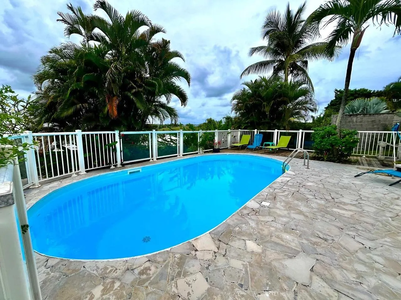 Villa Tropicale Avec Piscine Proche De Bois Jolan Et Des Plages Sainte-Anne